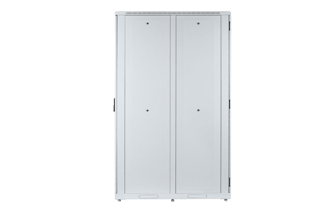 Шкаф телекоммуникационный напольный серверный 19",33U(600x1000) , ШТ-НП-С-33U-600-1000-ПП передняя,задняя двери перфорированные ССД