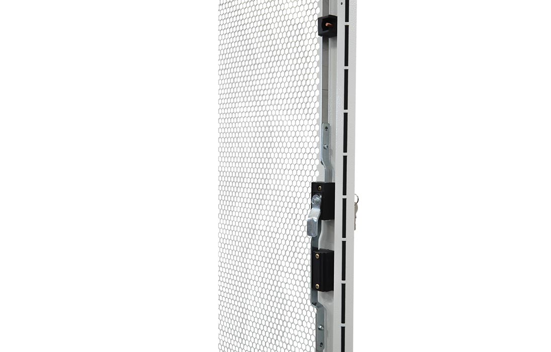 Шкаф телекоммуникационный напольный 19",24U(600x800), ШТ-НП-24U-600-800-П, передняя дверь перфорированная ССД
