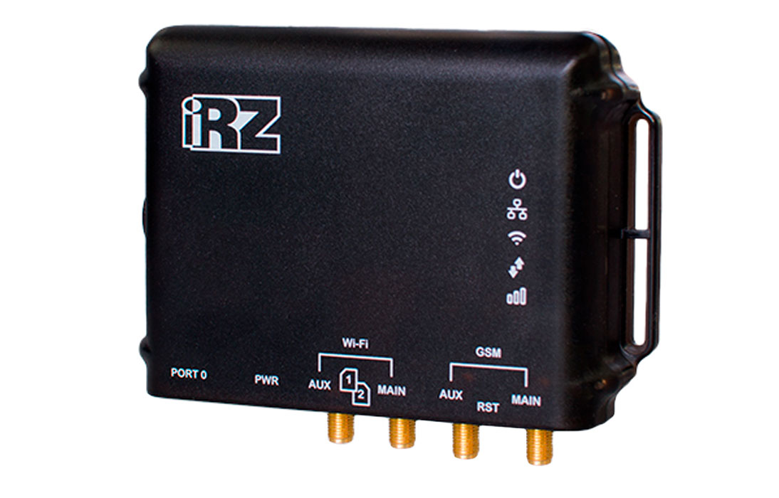 Роутер iRZ RU01w (3G до 14,4 Мбит/с, 2xSIM, 1xLAN, Wi-Fi, GRE, OpenVPN, PPTP)
