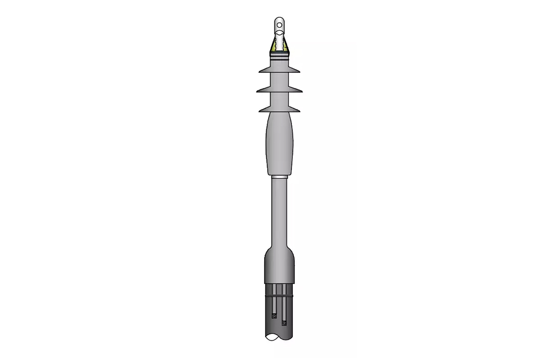 ИМАГ-Муфта-6/10-TI-1х50-70 - комплект концевой муфты холодной усадки внутренней установки для 1-жил. кабеля с изоляцией из СПЭ на 6/10 кВ, 1х50-70 мм2