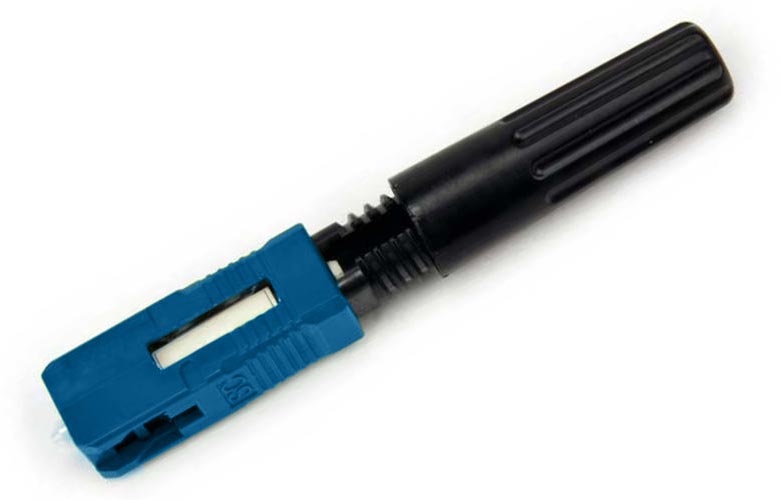 7000006212/80611330350 NPC 8802-T SC SM Неполируемый коннектор UPC , для кабеля c диаметром оболочки 1,6-3мм и FRP кабеля 2х3мм, монтаж без инструмент