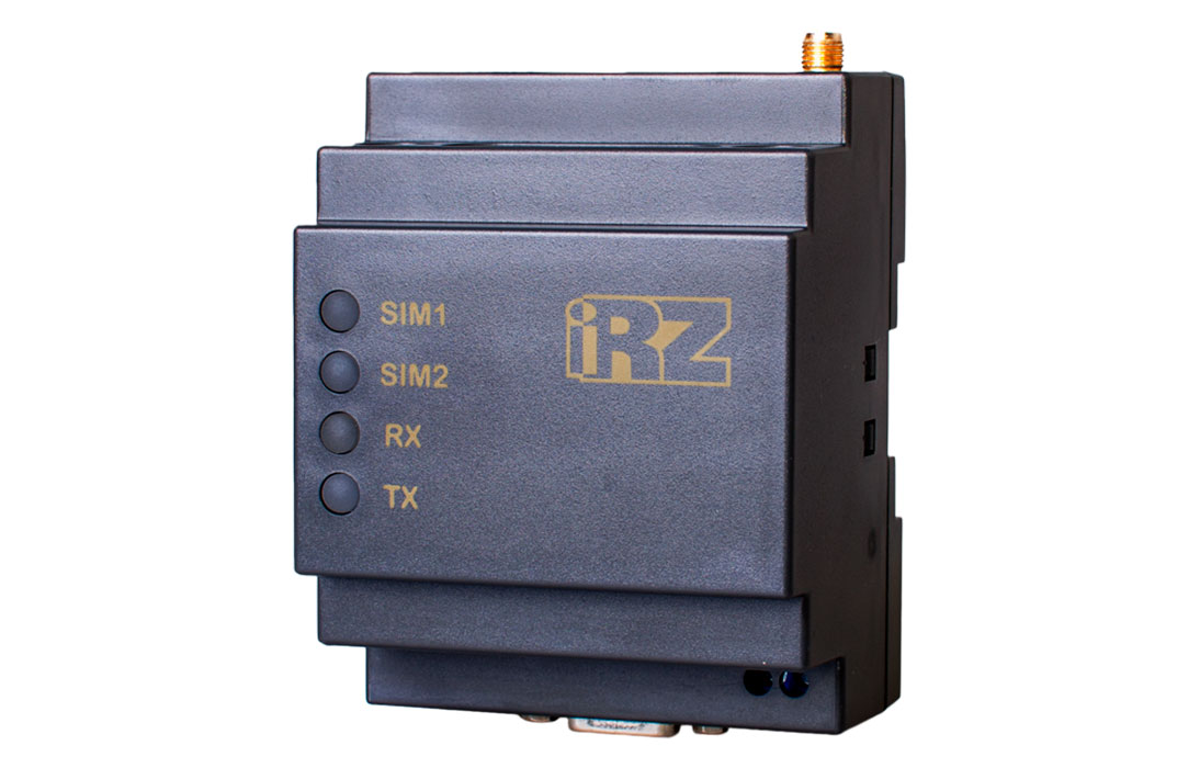 iRZ ATM21.A (2G, 2xSIM, RS232+RS485, 1xGPO, 3xGPIO, iRZ Collector)