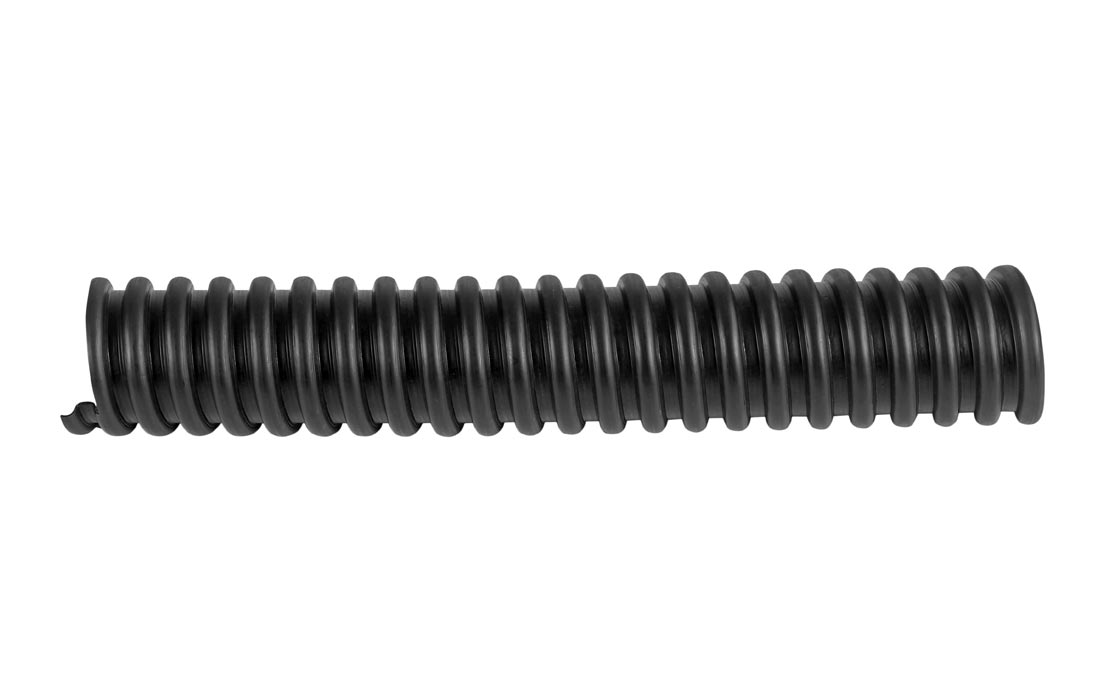 Труба ССД-Пайп УльтраФ, OD=90 мм, 1100N, SN22, с протяжкой (бухта 68 м) Труба полимерная жёсткая гофрированная спиральная ультрафиолетостойкая, не распространяющая горение