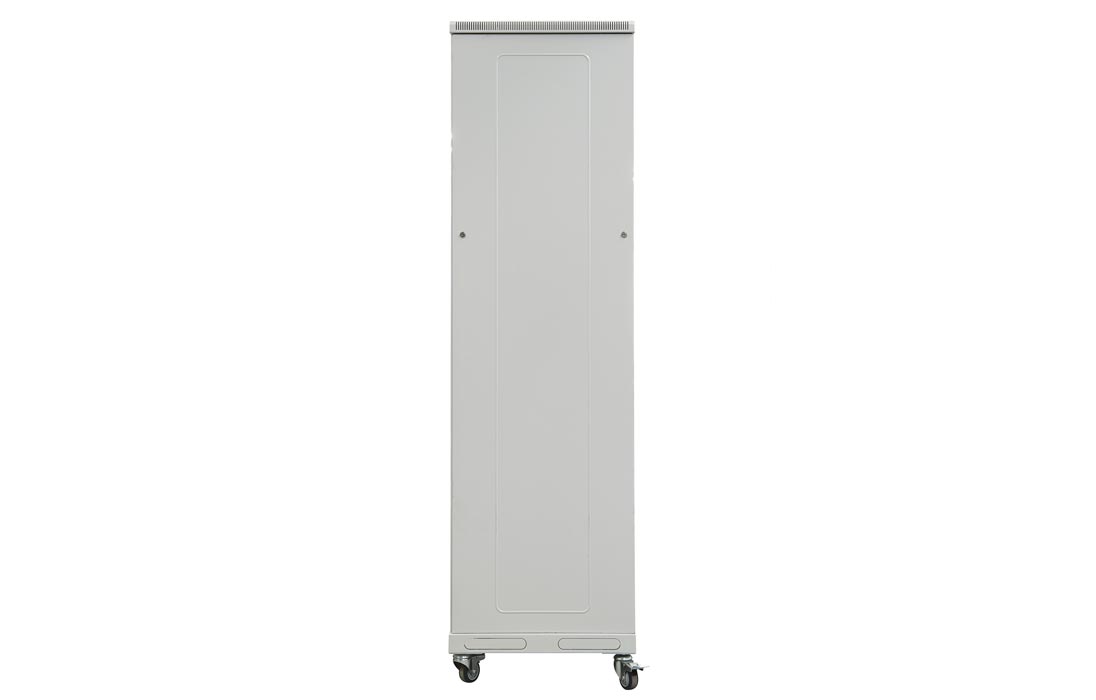 Шкаф телекоммуникационный напольный 19",24U(600x800), ШТ-НП-24U-600-800-С, передняя дверь стекло ССД