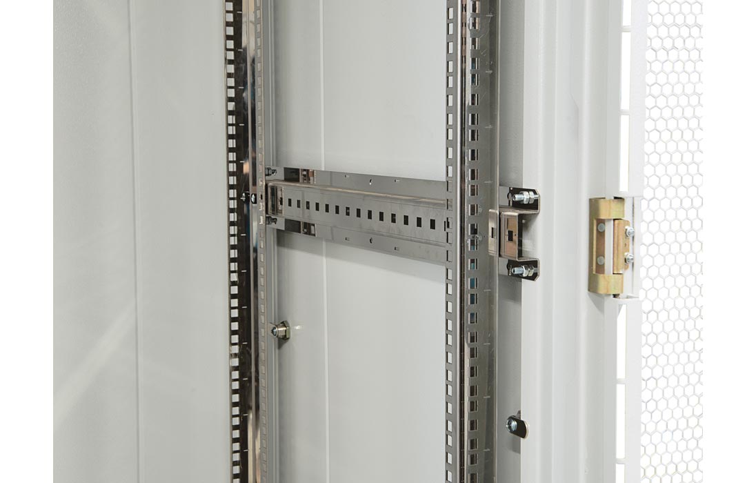 Шкаф телекоммуникационный напольный 19",24U(600x1000), ШТ-НП-24U-600-1000-С, передняя дверь стекло ССД