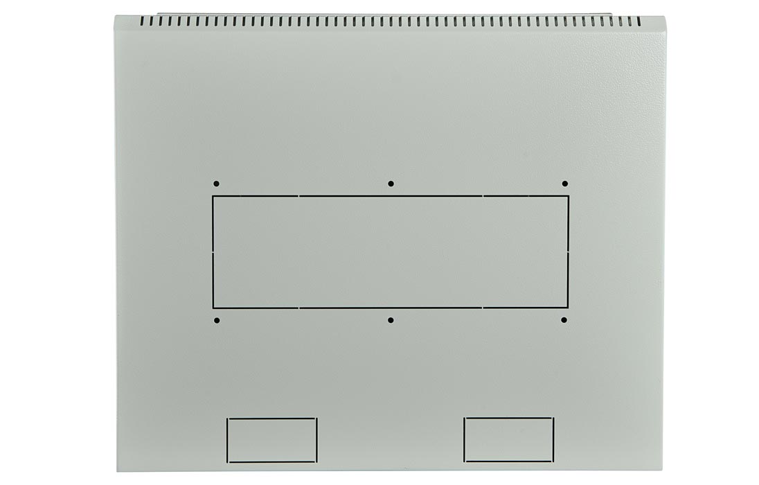 Шкаф телекоммуникационный настенный разборный 19”,9U(600x350), ШТ-НСр-9U-600-350-П дверь перфорированная ССД